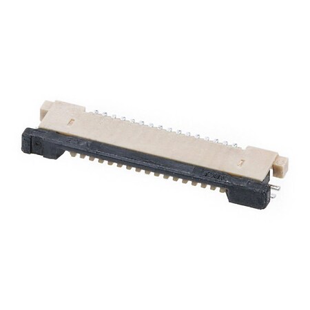 Molex Ffc/Fpc Connector, 16 Contact(S), 1 Row(S), Female, Right Angle, 0.020 Inch Pitch, Surface Mount 545481671